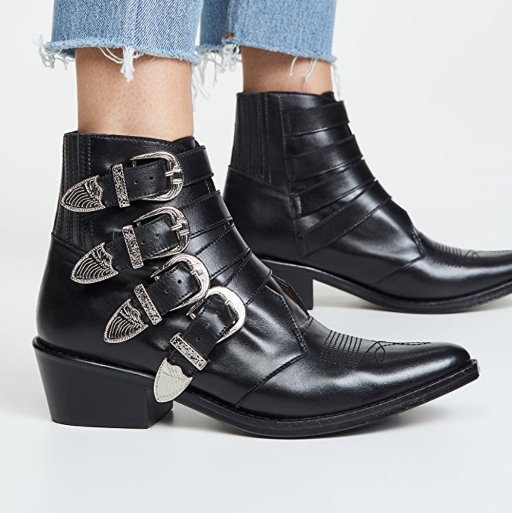 Toga Pulla Buckled Booties
